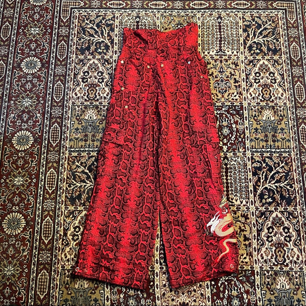 🌈 Gorgeous embroidered street snake jeans - Picture 8 of 11